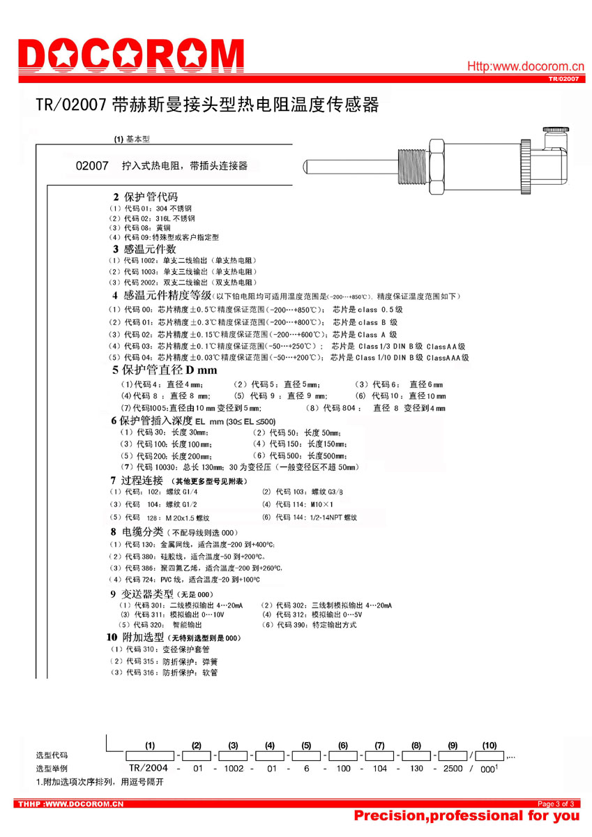 TR-02007帶赫斯曼接頭型熱電阻溫度傳感器-3.jpg